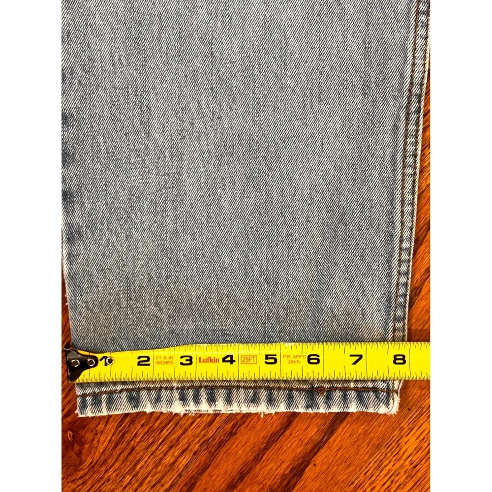 Levis 550 Relaxed Fit‎ Jeans Mens 35x32 Light Wash Blue Denim 00550-4891